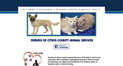 Desktop Screenshot of friendsofccas.org